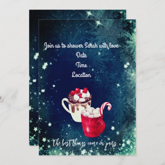 Twins: de beste dingen komen in paren kaart (Voorkant / Achterkant)