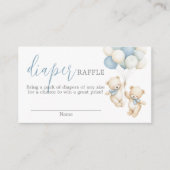 Twins Diaper Raffle Card Informatiekaartje (Voorkant)