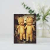 Twins  Dolls Briefkaart (Staand voorkant)