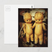Twins  Dolls Briefkaart (Voorkant / Achterkant)