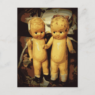 Twins  Dolls Briefkaart