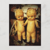 Twins  Dolls Briefkaart (Voorkant)