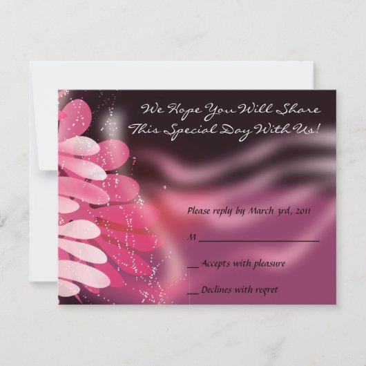 Twins Dove of Peace B'nai Mitzvah Bat Reply Card RSVP Kaartje (Voorkant)