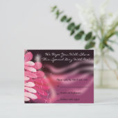 Twins Dove of Peace B'nai Mitzvah Bat Reply Card RSVP Kaartje (Staand voorkant)