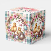 Twins eerste paasfeest - twee eendjes bedankdoosjes (Achterkant)