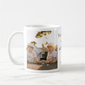 Twins Eerste Vaderdag 2-foto Collage Koffiemok (Links)