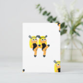 twins emoji briefkaart (Staand voorkant)