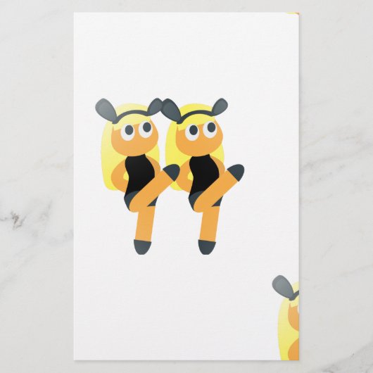 twins emoji briefpapier (Voorkant)