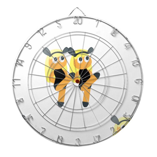 twins emoji dartbord (Voorkant)