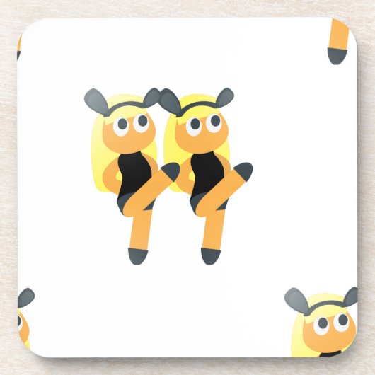 twins emoji drankjes onderzetter (Voorkant)