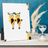 twins emoji fotoplaat (Zijkant)