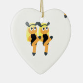 twins emoji keramisch ornament (Rechts)