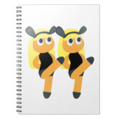 twins emoji notitieboek (Voorkant)