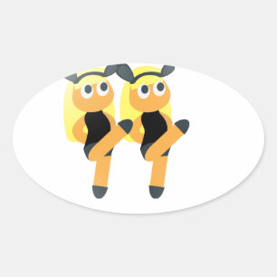 twins emoji ovale sticker