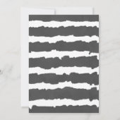 Twins eucalyptus greenery black white baby shower kaart (Achterkant)