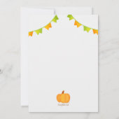 Twins First Birthday Party Kaart (Achterkant)