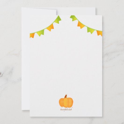 Twins First Birthday Party Kaart (Achterkant)