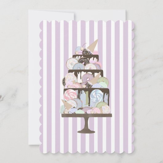 Twins First Birthday Smash Cake Kaart (Achterkant)