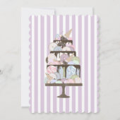 Twins First Birthday Smash Cake Kaart (Achterkant)