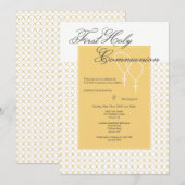 Twins First Heilige Communie Kaart (Voorkant / Achterkant)