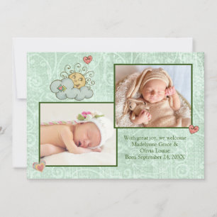 Twins Folk Art Green Aankondiging