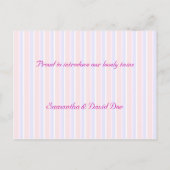 Twins Fotogeboorteaankondiging Aankondigingskaart (Achterkant)