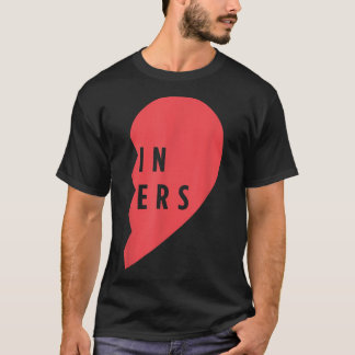Twins Gift Twin Sisters Heart Matching Set 2 van T-shirt