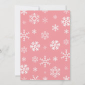 Twins Girls Cute beer winter babydouche Kaart (Achterkant)