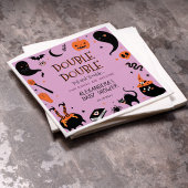 Twins Halloween Baby shower Servet