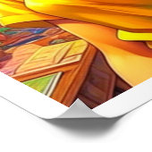 Twin's Happy Birthday Banner Anime Thema Poster (Hoek)