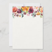 Twins herfst baby shower, twee pompoenen kaart (Achterkant)