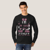 Twins I'm So Cute Mom And Dad Doubled Their Ne... T-shirt (Voorkant volledig)