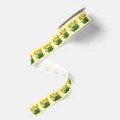 Twins in Bloom Spring Blooms Grosgrain Lint (Achterkant)
