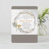 Twins in het Nest Baby shower Kaart (Staand voorkant)