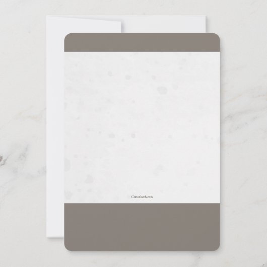 Twins in het Nest Baby shower Kaart (Achterkant)