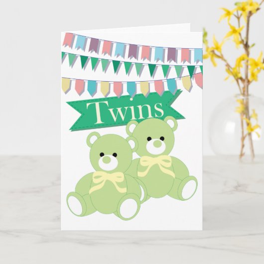 Twins Kaart (Gele Bloem)