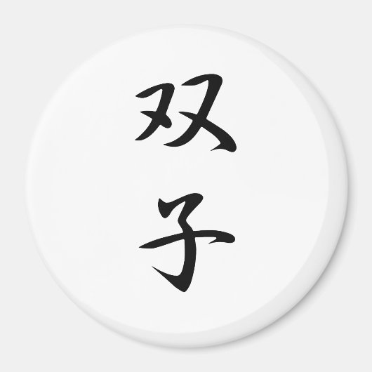 Twins Kanji Magneet (Voorkant)