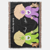 Twins Keepomwille Throw Blanket Deken (Voorkant Verticaal)