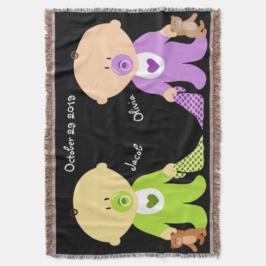 Twins Keepomwille Throw Blanket Deken (Voorkant Verticaal)