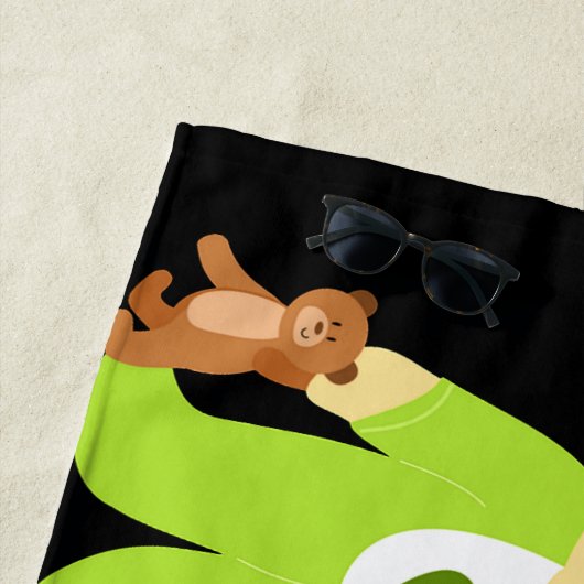 Twins Keepsake gepersonaliseerd Strandlaken (In situ)