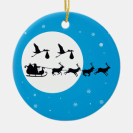 TWINS kerstbevruchting - Binnenkomst Keramisch Ornament