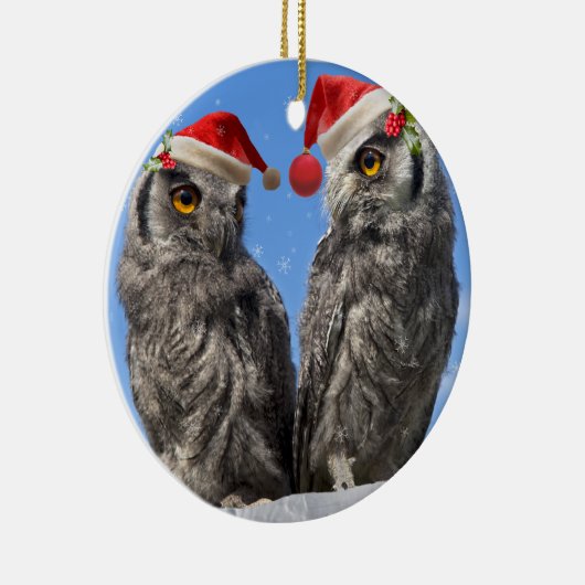 Twins kerstversiering keramisch ornament (Rechts)