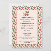 TWINS kleine bes zoete aardbei Kaart (Voorkant)