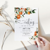 Twins Little Cuties baby shower-uitnodiging Kaart