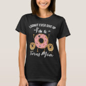 Twins Ma Donut Kawaii Moederdag T-shirt (Voorkant)