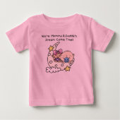 Twins Mama en Daddy's Dream T-shirt (Voorkant)