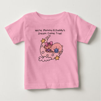 Twins Mama en Daddy's Dream T-shirt