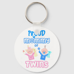 Twin's mama Moederdag Twins Sleutelhanger