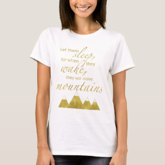 Twins Mateligity T-Shirt Gold Foil Quote
