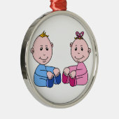 TWINS METALEN ORNAMENT (Rechts)